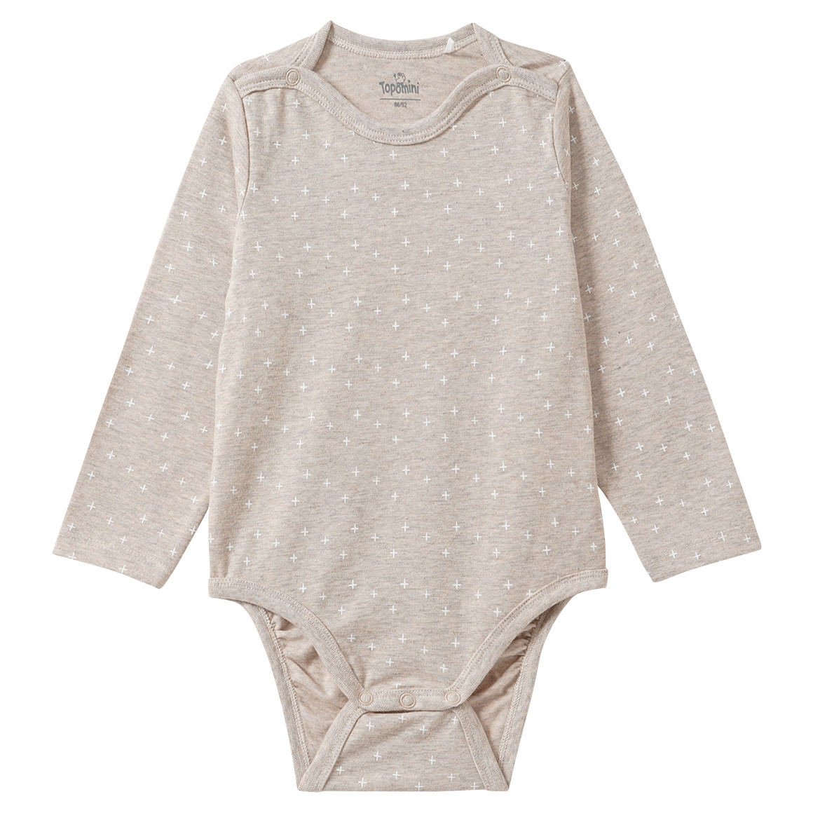 2 baby rompers met biologisch katoen