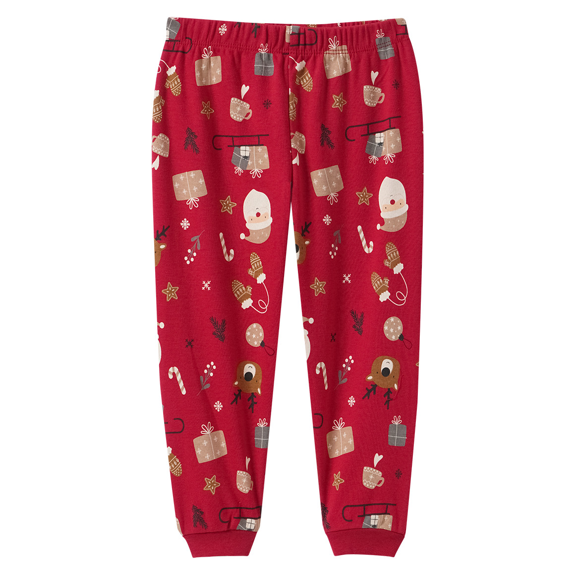 Kerstpyjama voor baby's met all-over print