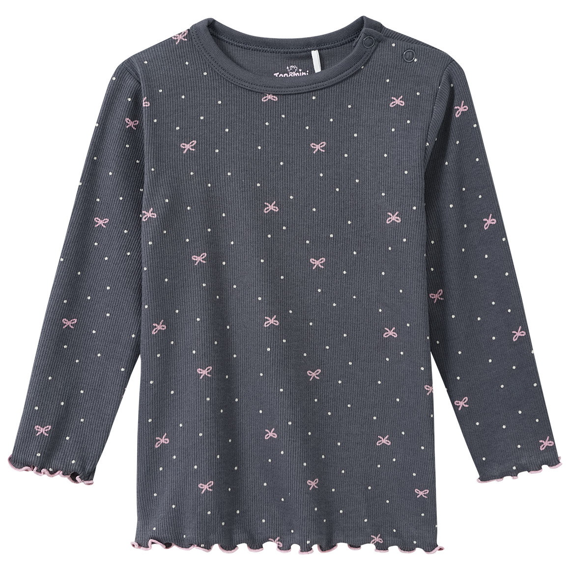 Baby Schlafanzug mit Schleifen-Allover
