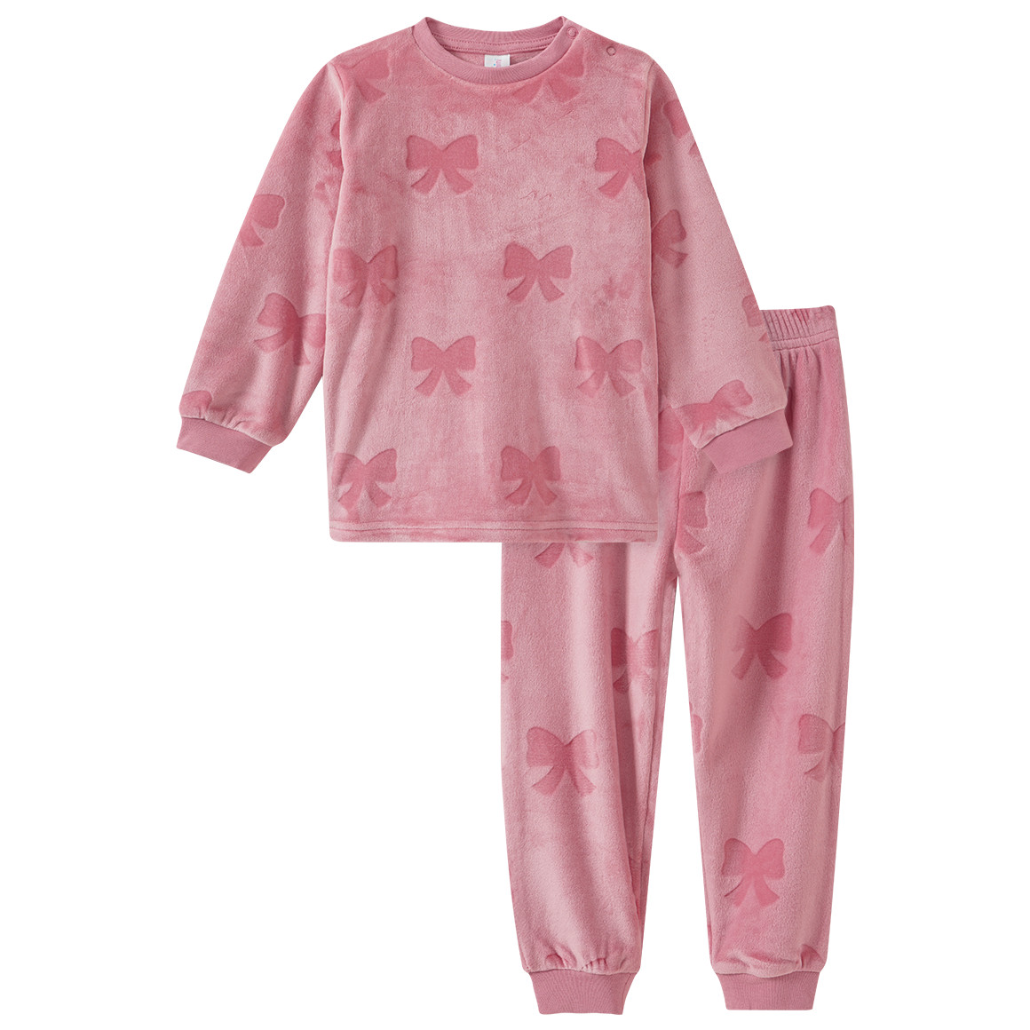 Baby nicki pyjama met strikjespatroon