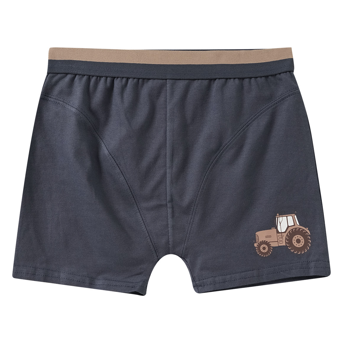 3 Jongens boxers met tractorprint