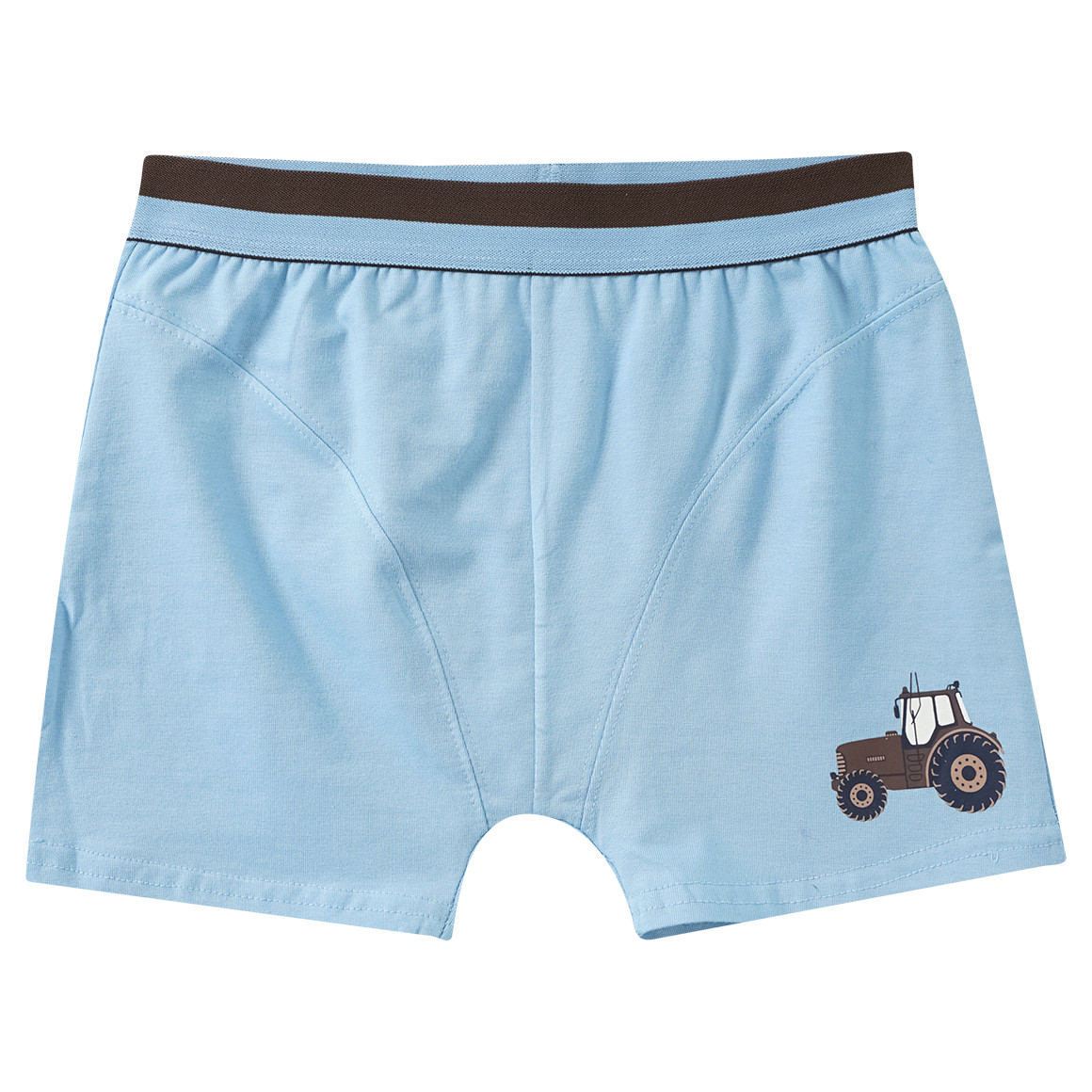 3 Jongens boxers met tractorprint