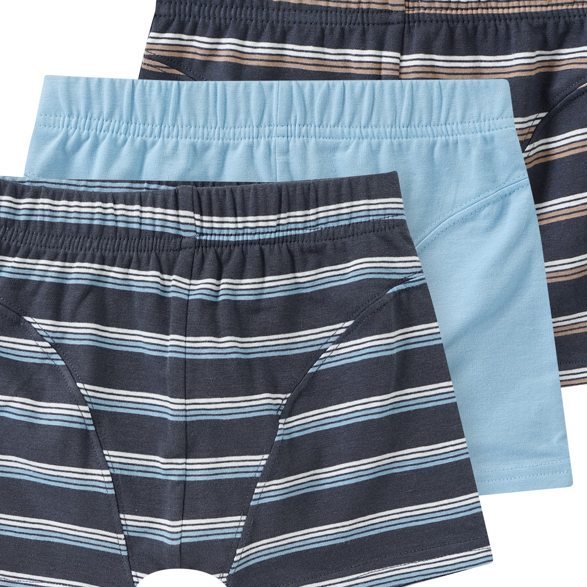 3 jongens boxers met strepen