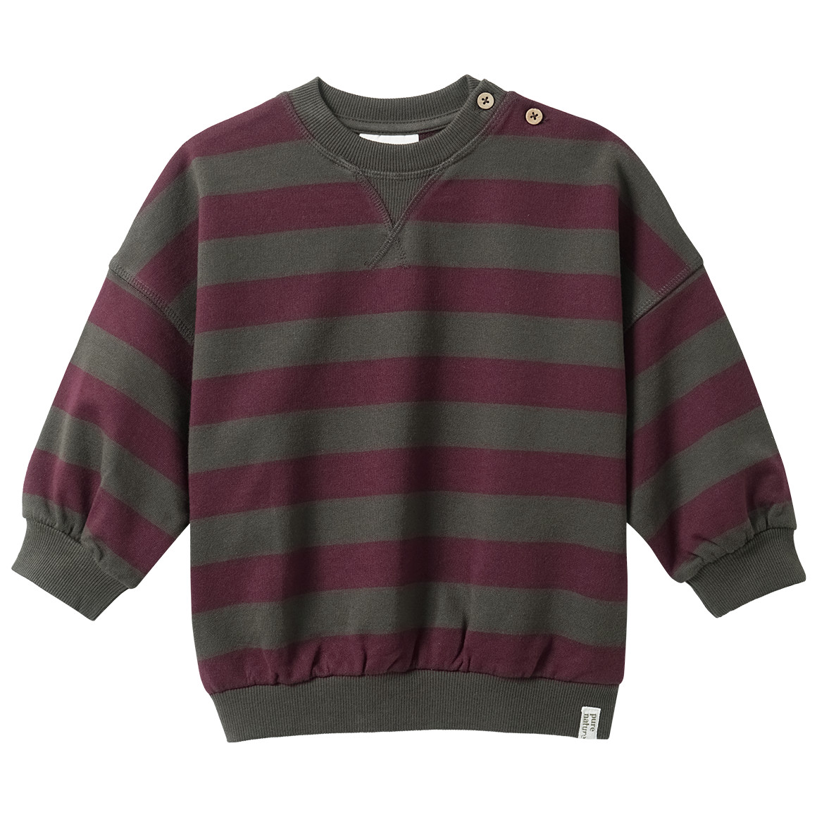 Babysweatshirt van biologisch katoen