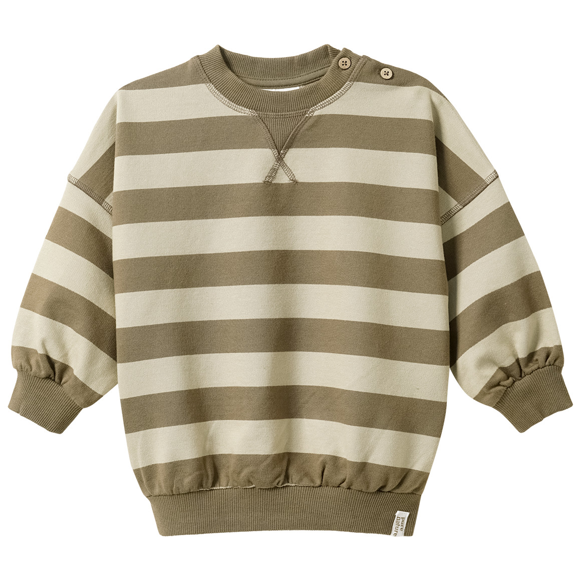 Babysweatshirt van biologisch katoen