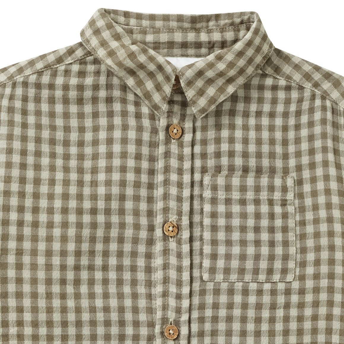 Baby Musselin-Hemd aus Bio-Baumwolle