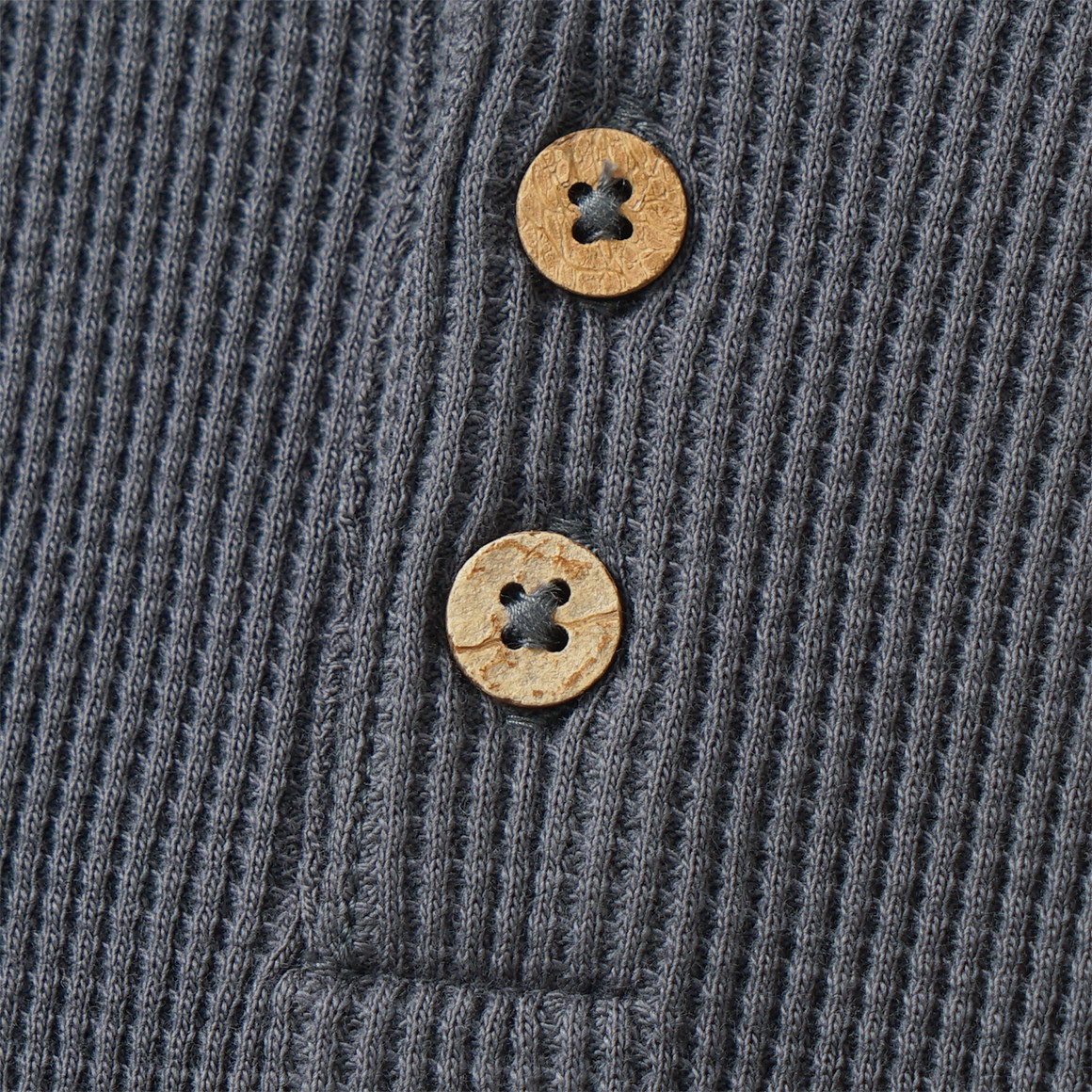 2 babyhemden met lange mouwen in wafelpiqué