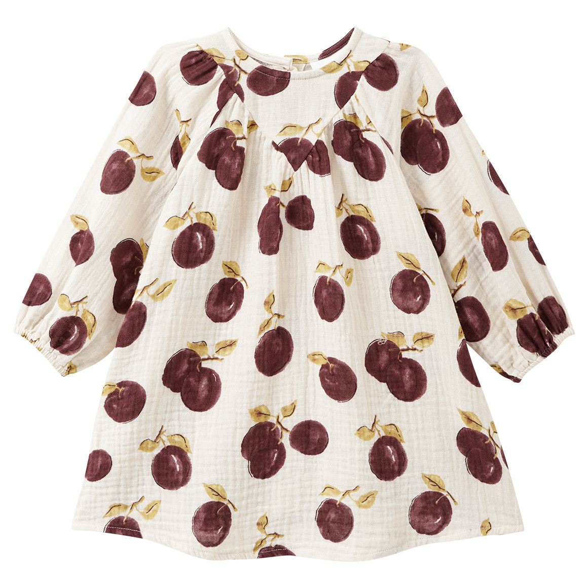 Baby mousseline jurk met biologisch katoen