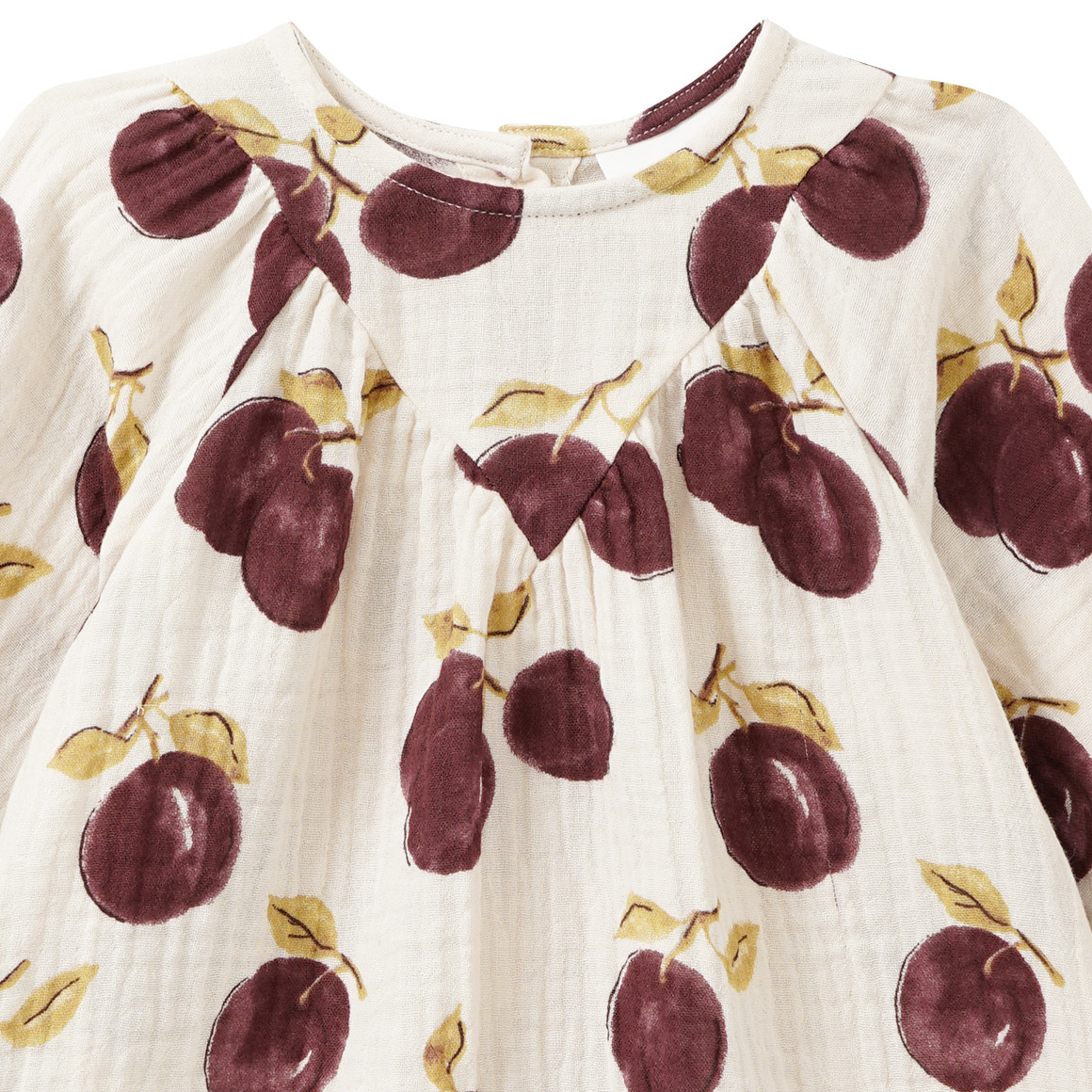 Baby mousseline jurk met biologisch katoen