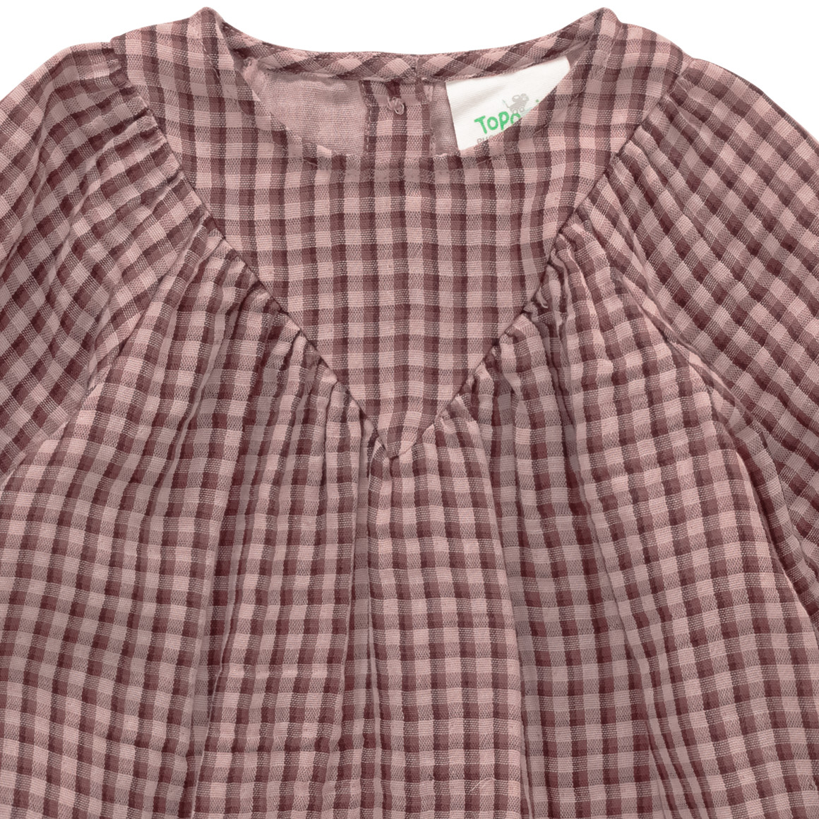 Baby mousseline jurk met biologisch katoen