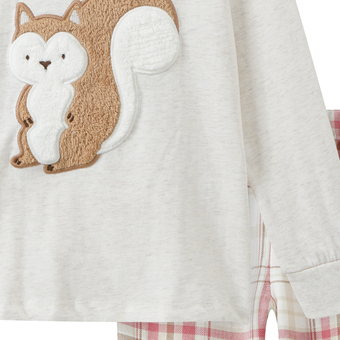 Meisjes pyjama met flanellen broek