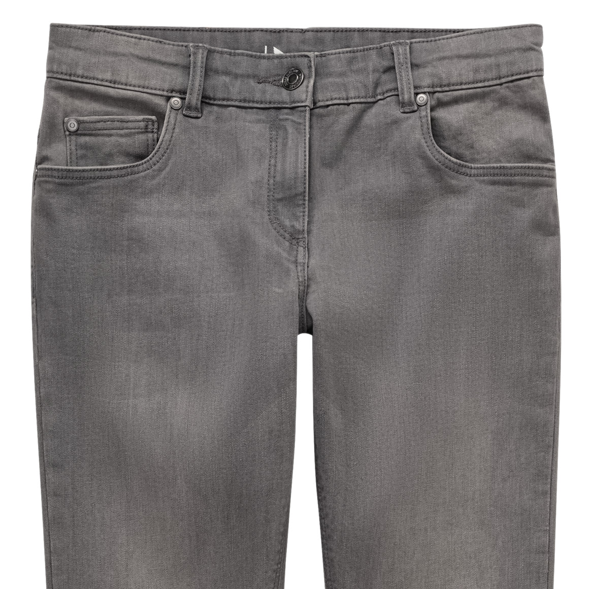 Mädchen Skinny-Jeans mit Used-Waschung