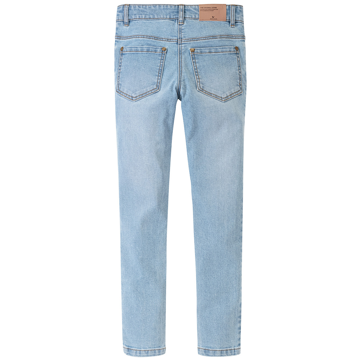 Mädchen Skinny-Jeans mit Used-Waschung