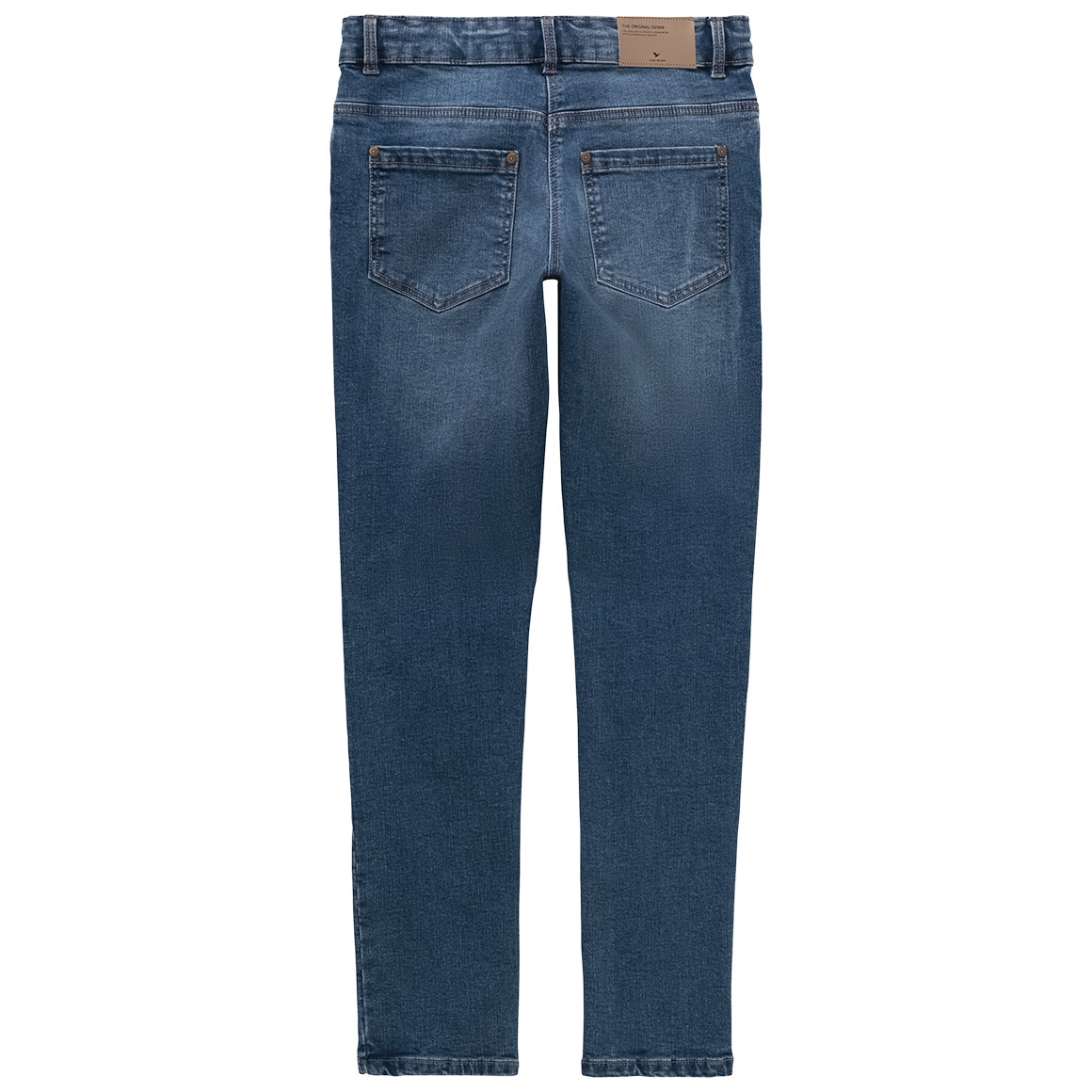 Mädchen Skinny-Jeans mit Used-Waschung