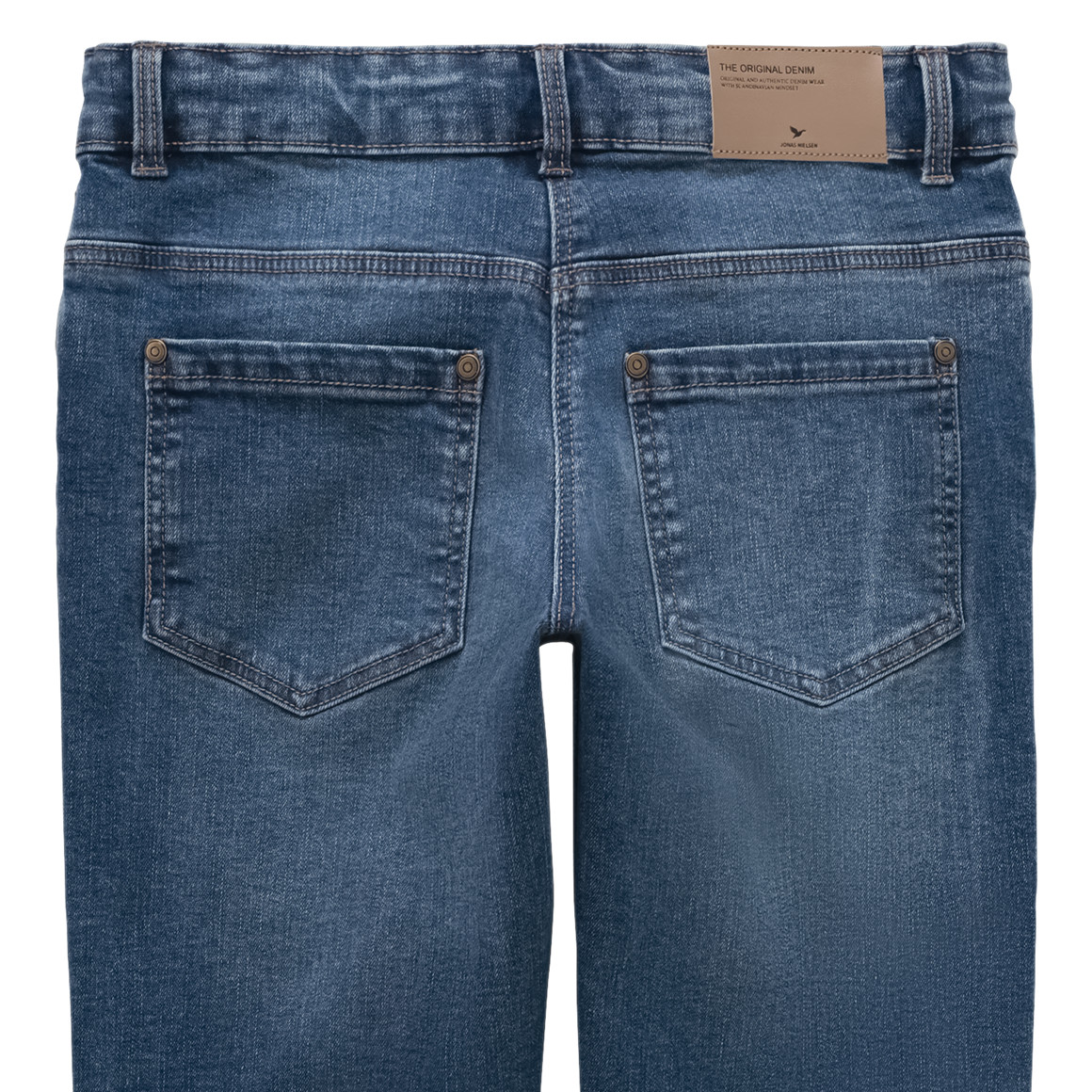 Mädchen Skinny-Jeans mit Used-Waschung