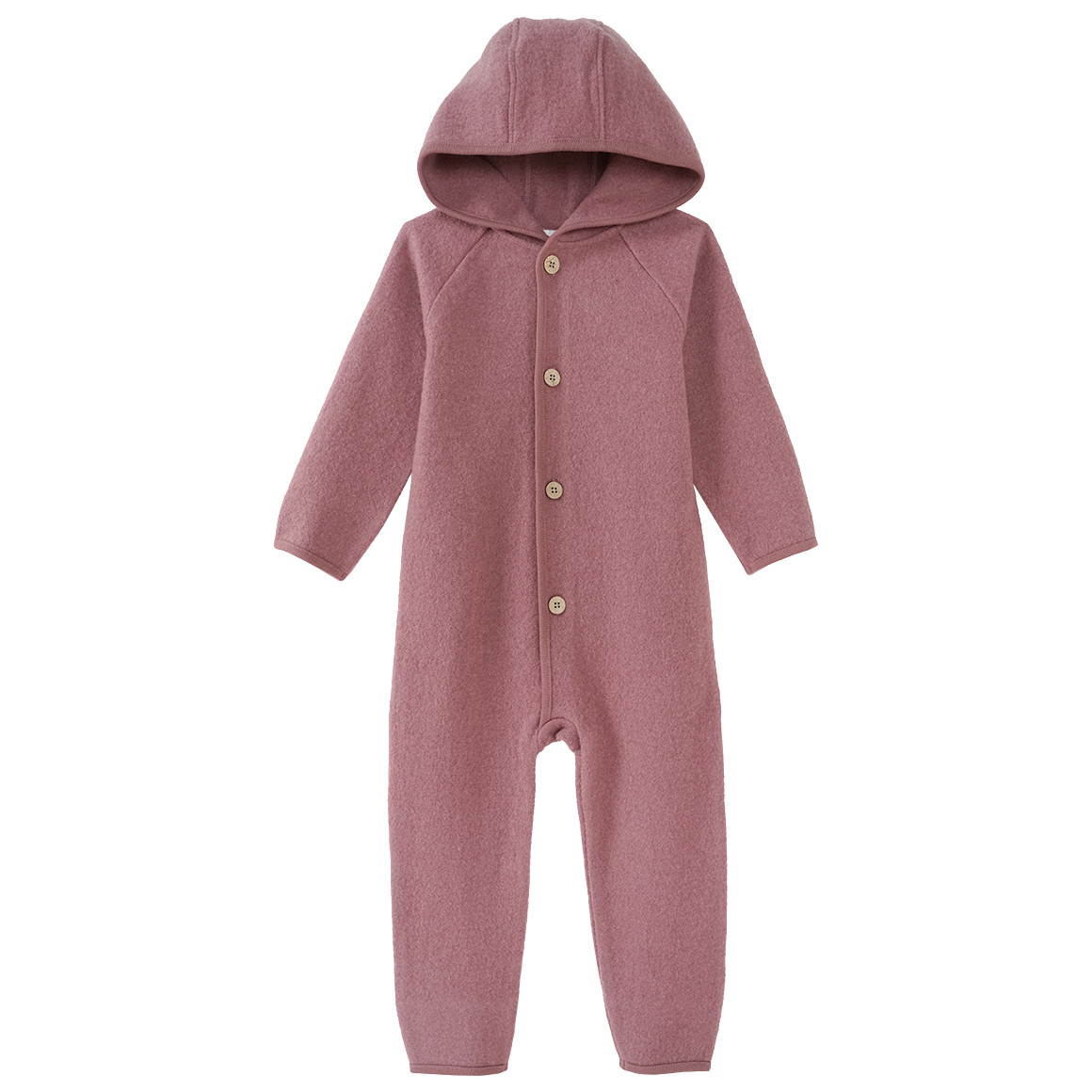 Wollen babyoverall met omgeslagen boorden