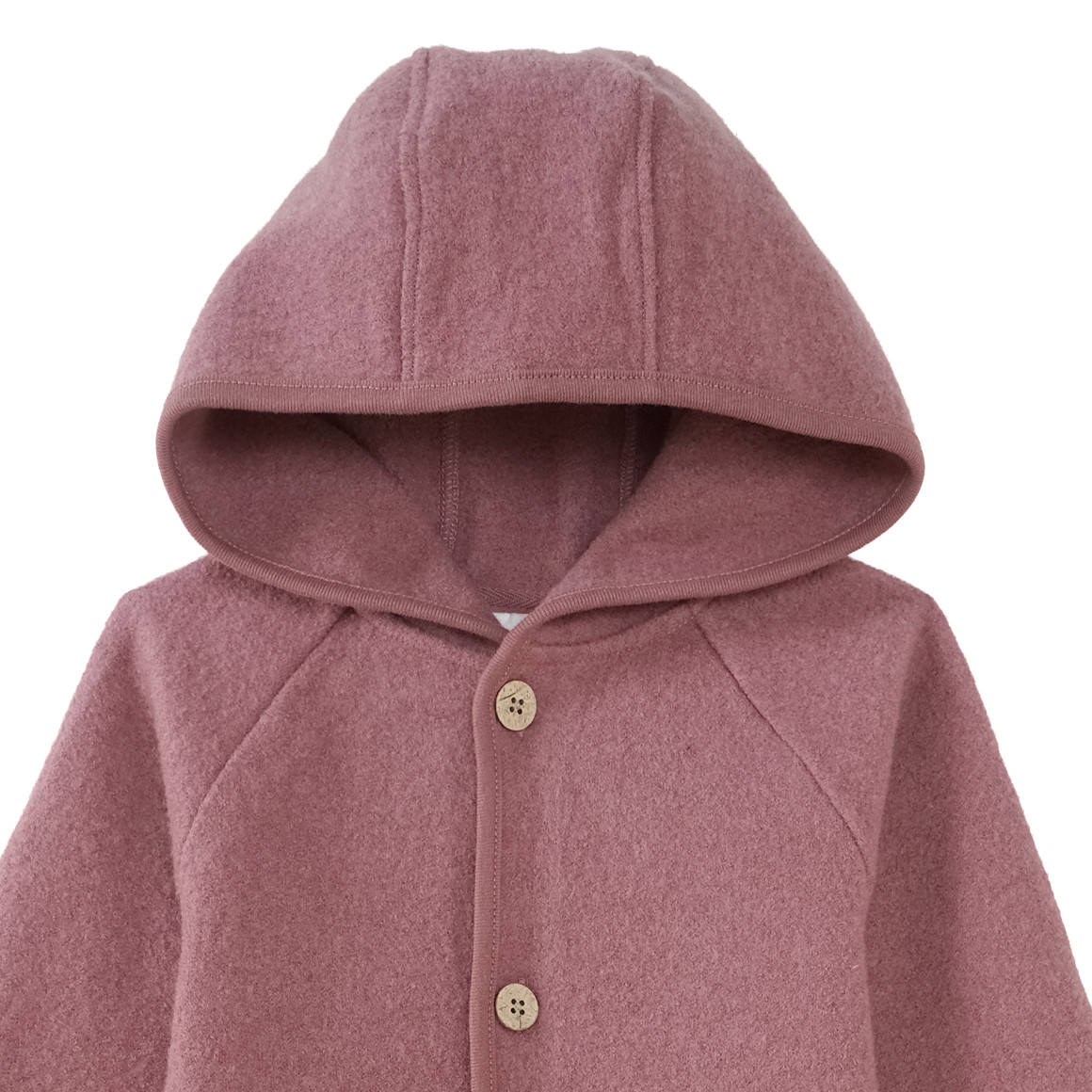 Wollen babyoverall met omgeslagen boorden