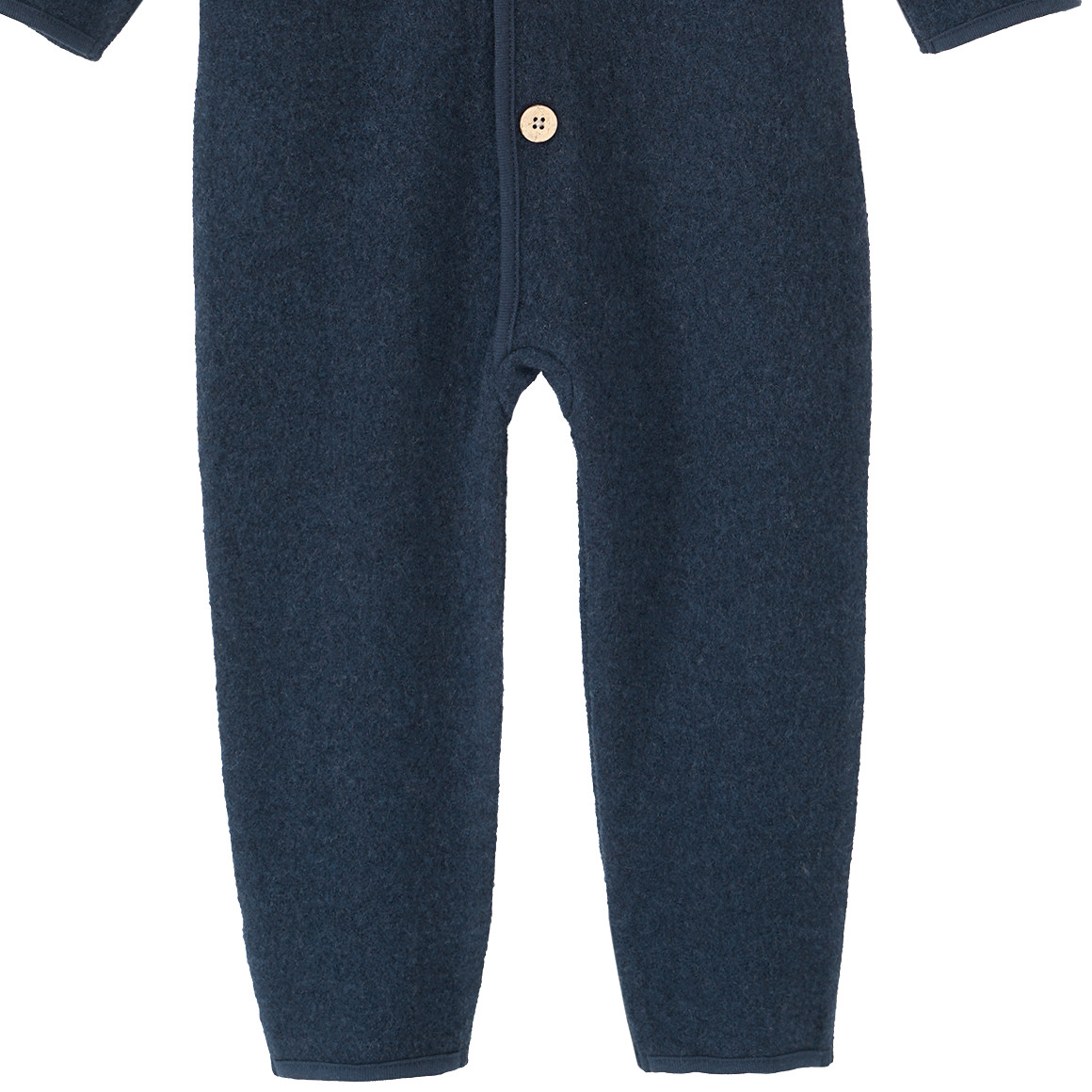 Wollen babyoverall met omgeslagen boorden