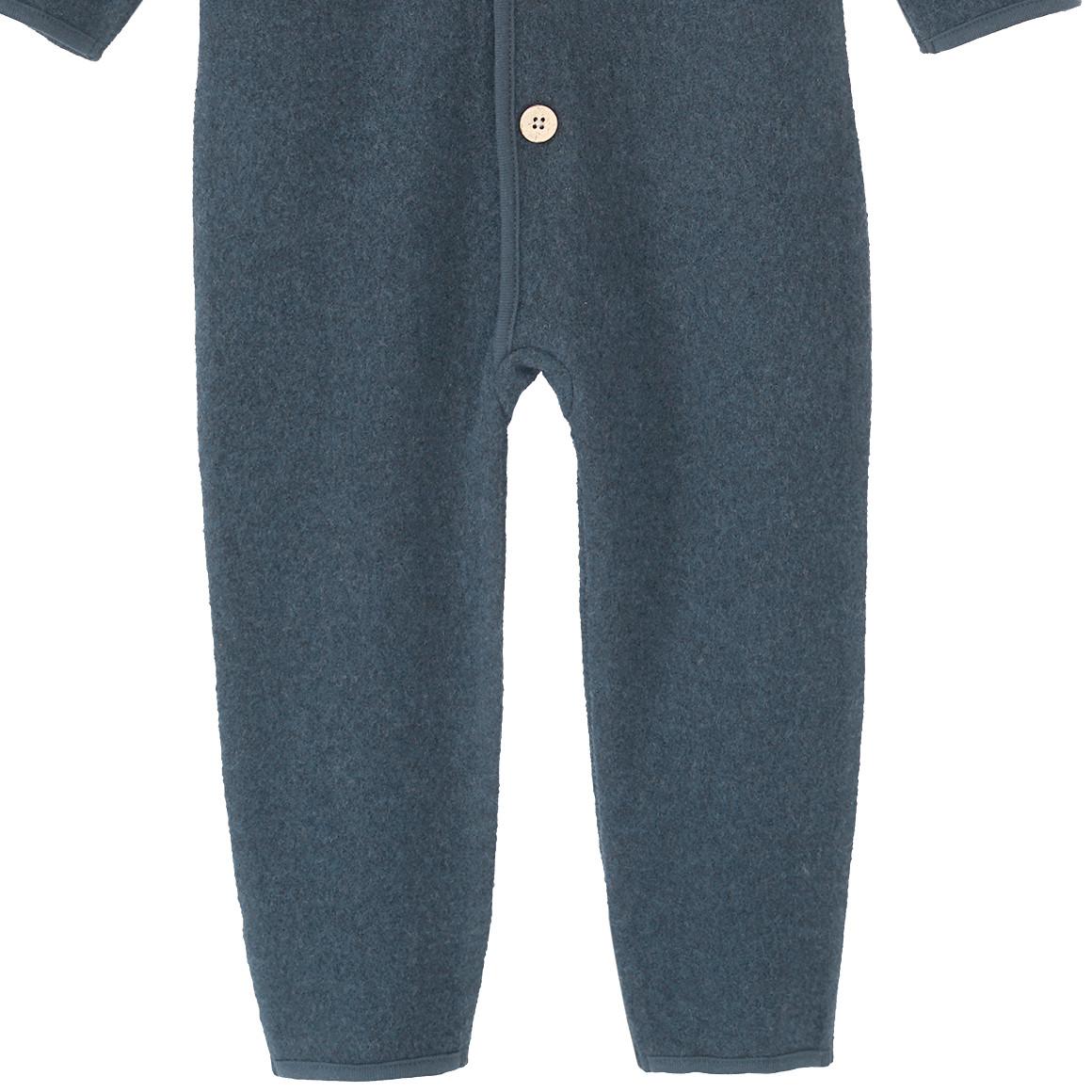 Wollen babyoverall met omgeslagen boorden