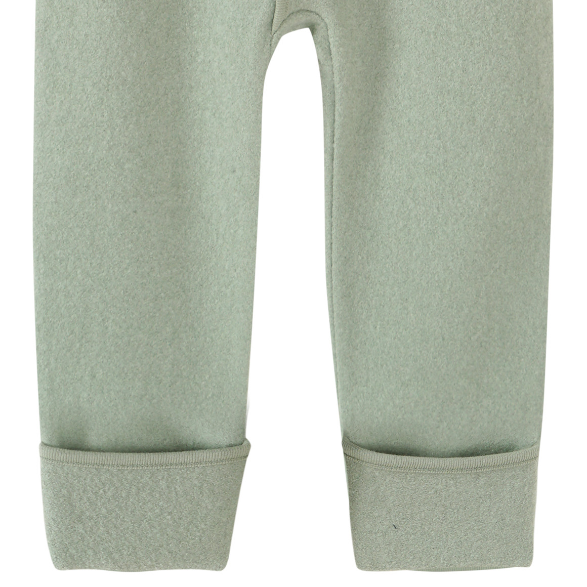 Wollen babyoverall met omgeslagen boorden