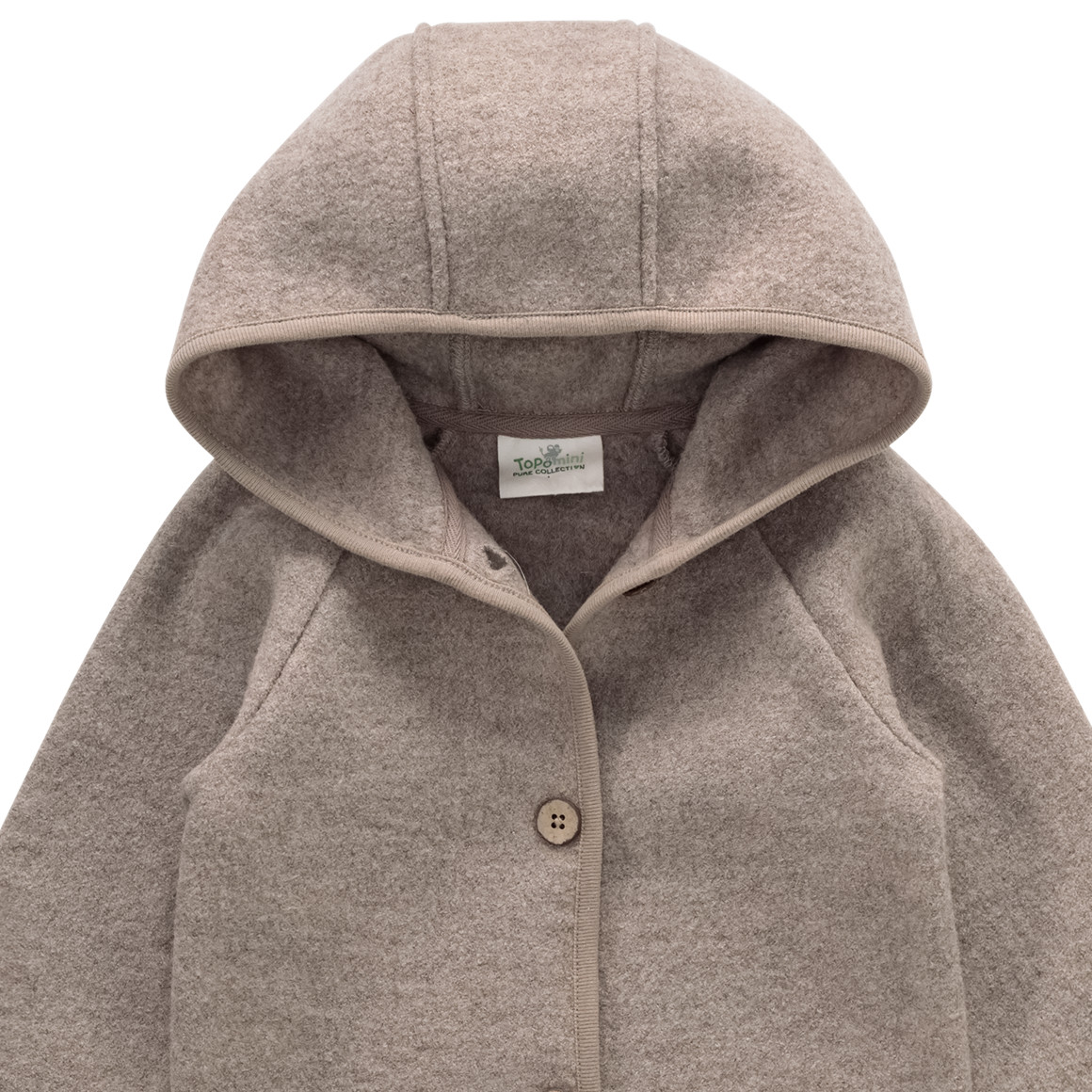 Wollen babyoverall met omgeslagen boorden