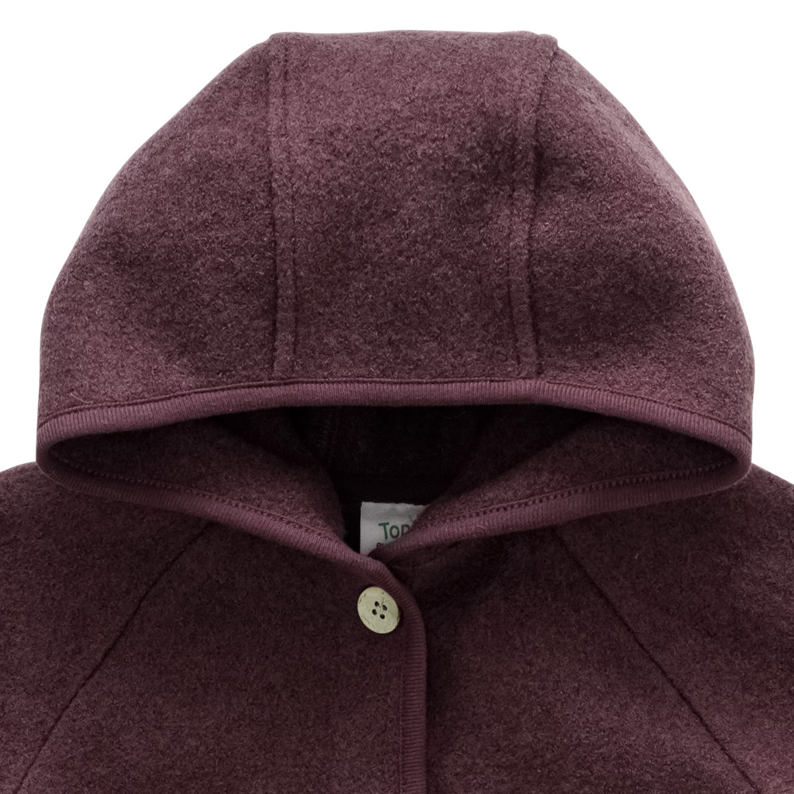 Wollen babyoverall met omgeslagen boorden