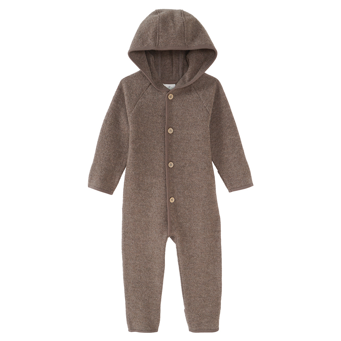 Wollen babyoverall met omgeslagen boorden