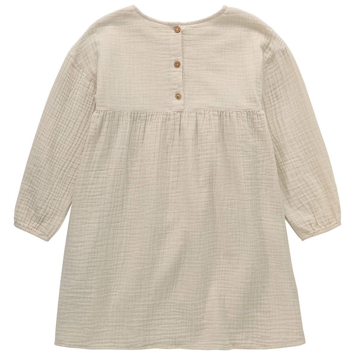 Mousseline meisjesjurk van biologisch katoen