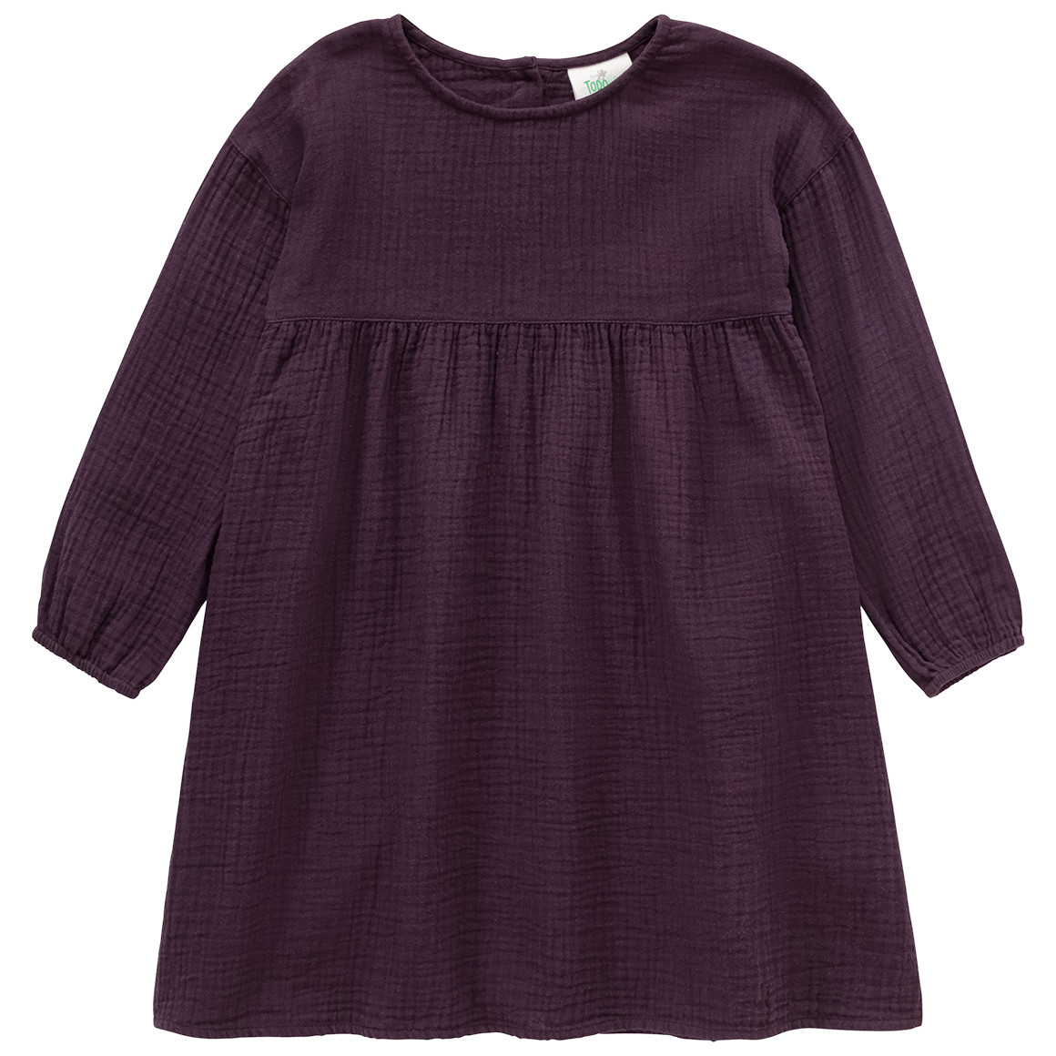 Mousseline meisjesjurk van biologisch katoen