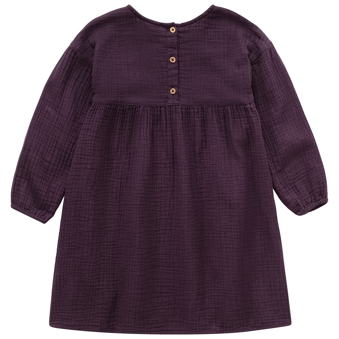 Mousseline meisjesjurk van biologisch katoen