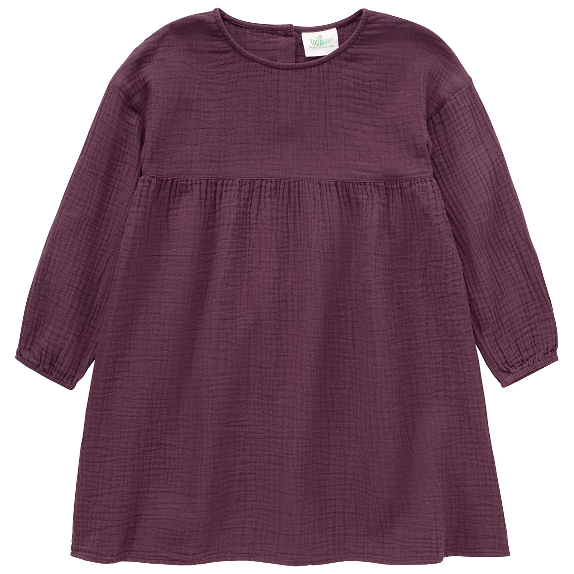 Mousseline meisjesjurk van biologisch katoen