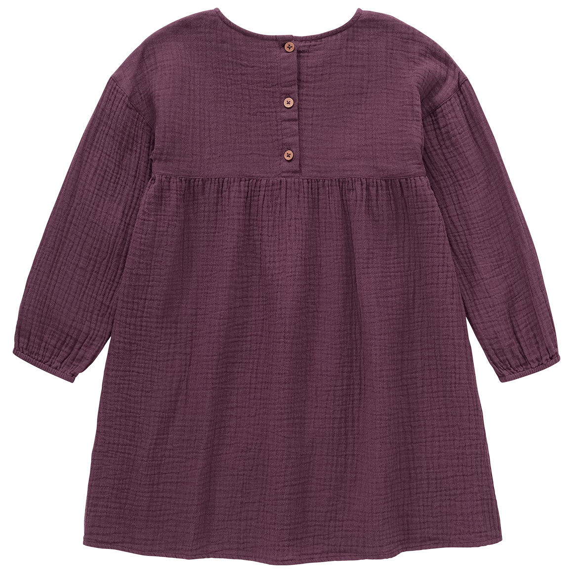 Mousseline meisjesjurk van biologisch katoen