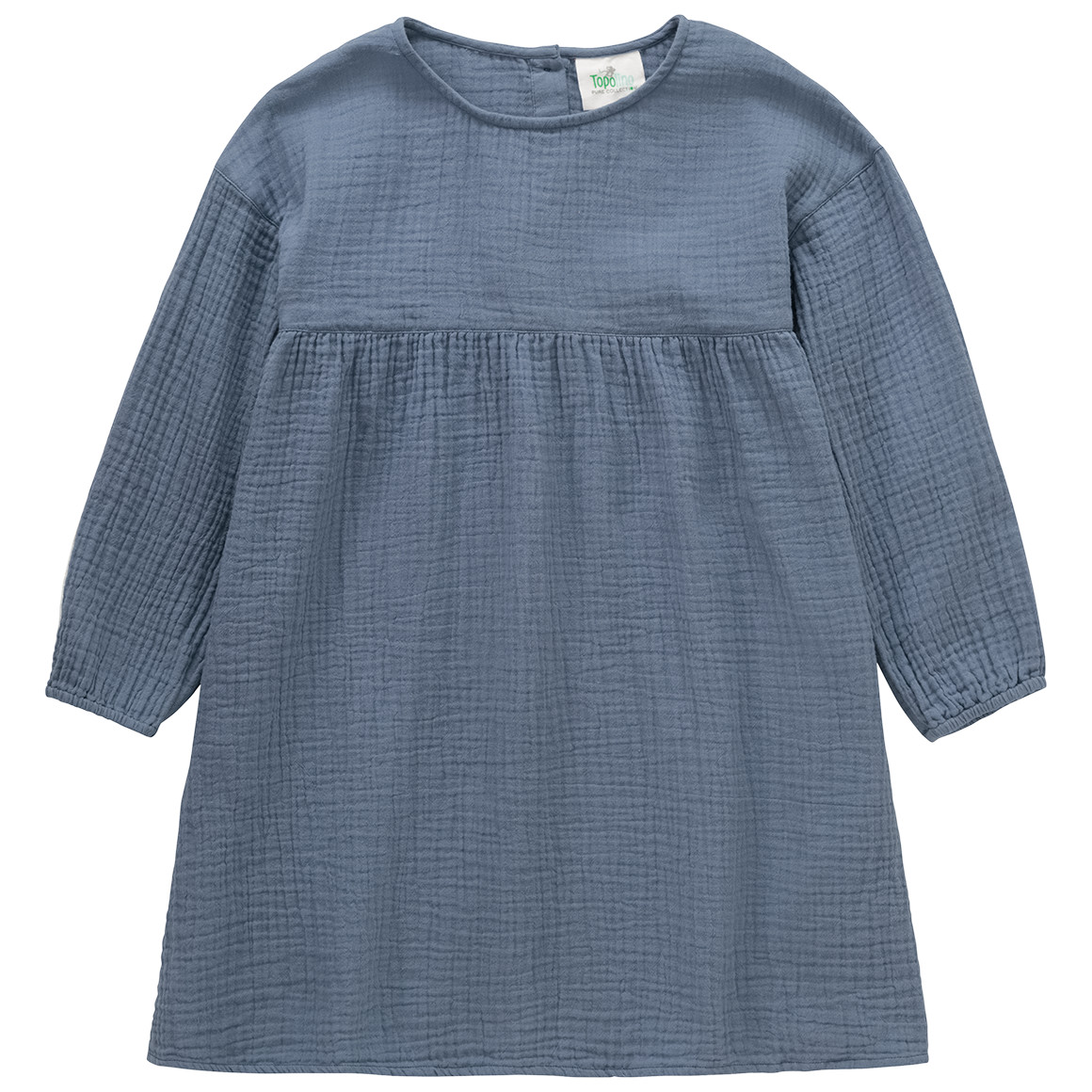Mousseline meisjesjurk van biologisch katoen