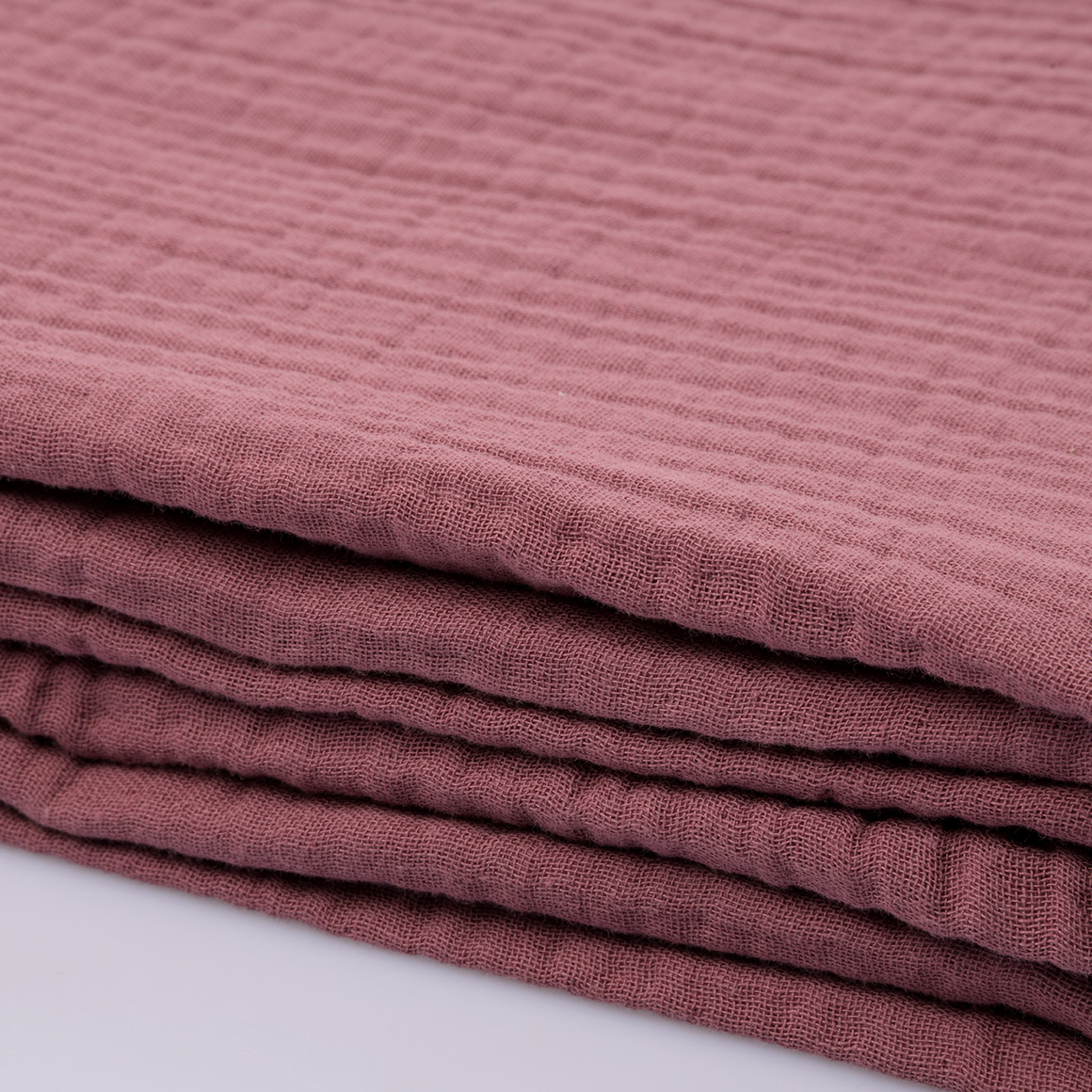 Musselin-Decke in Unifarben