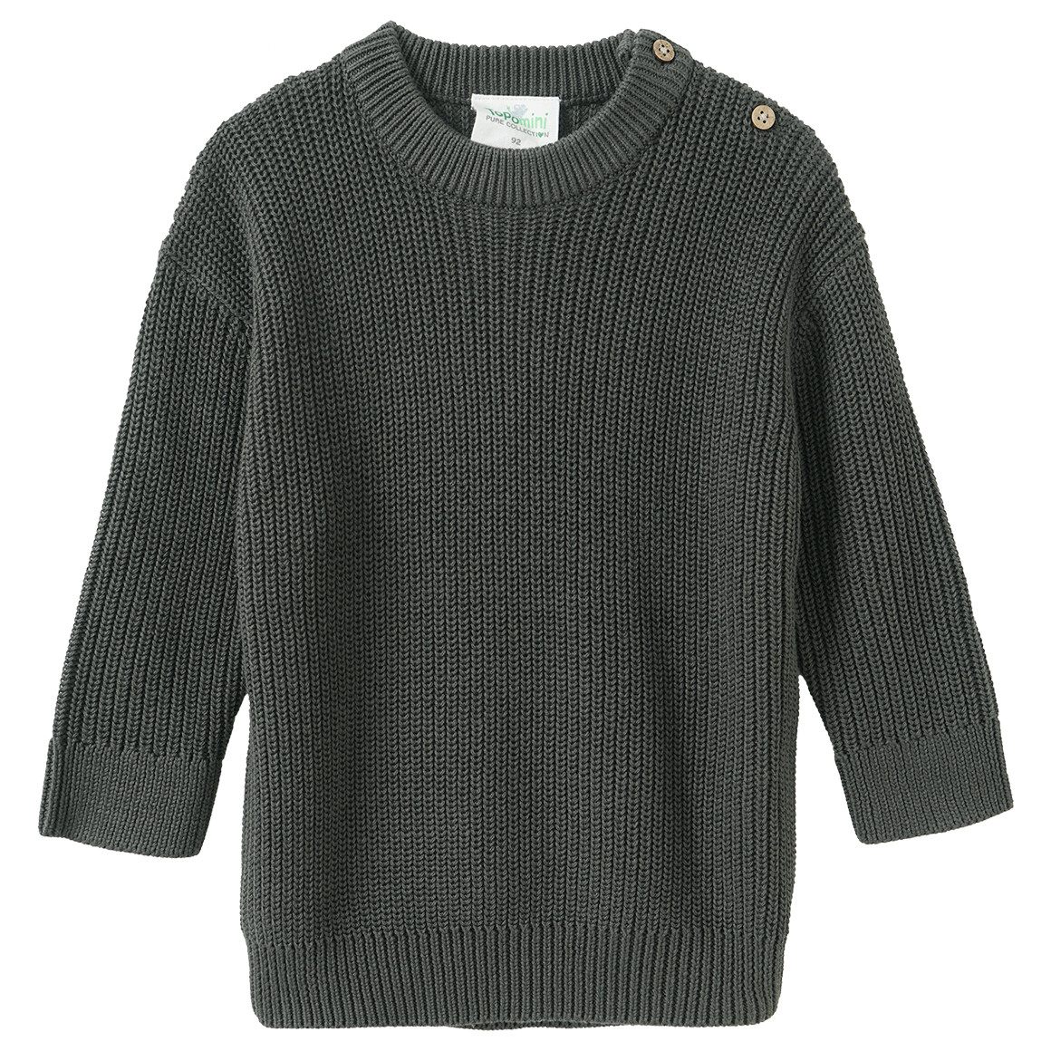 Gebreide babytrui van biologisch katoen