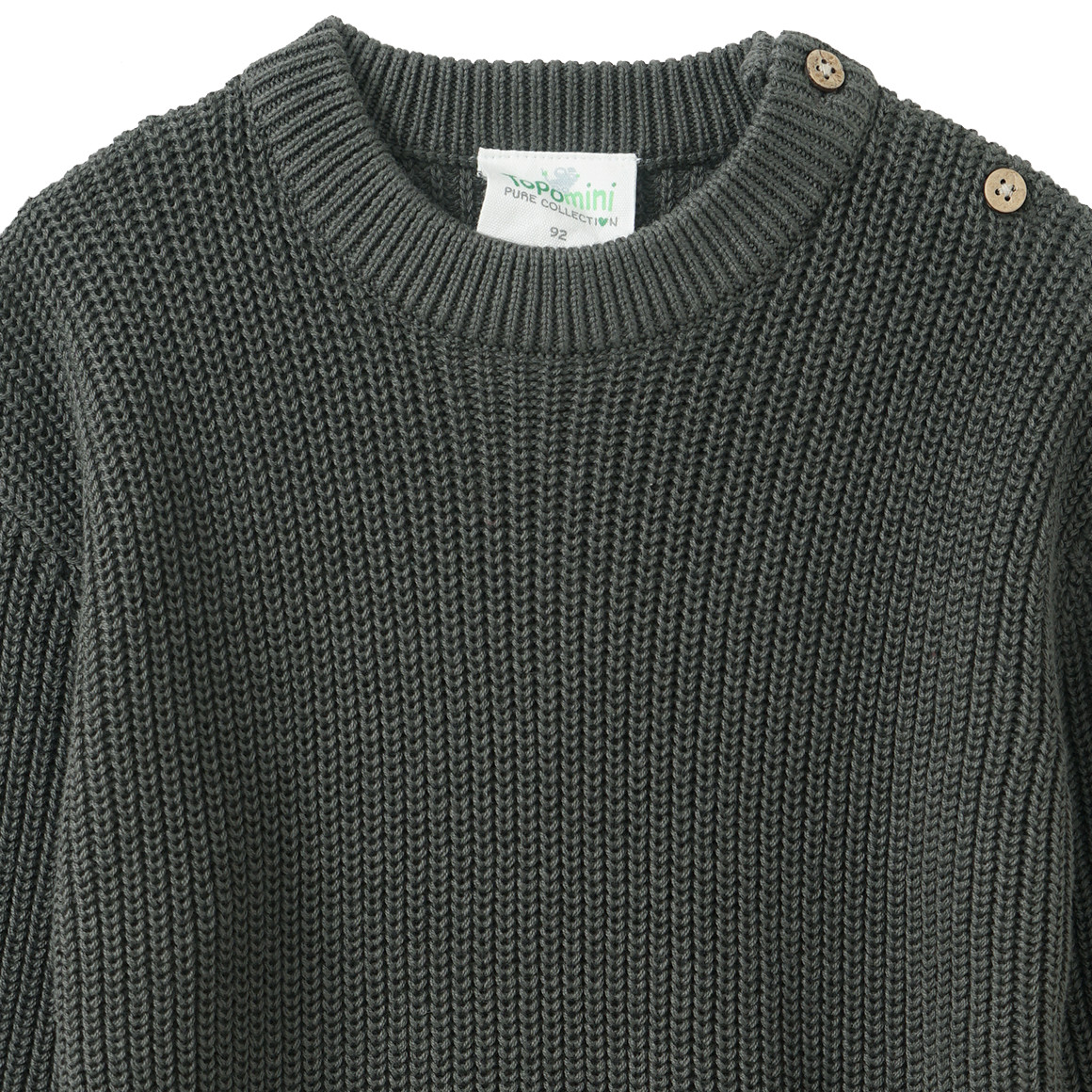 Gebreide babytrui van biologisch katoen