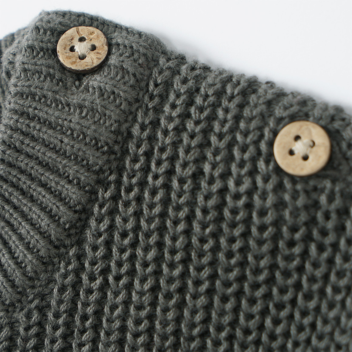 Gebreide babytrui van biologisch katoen