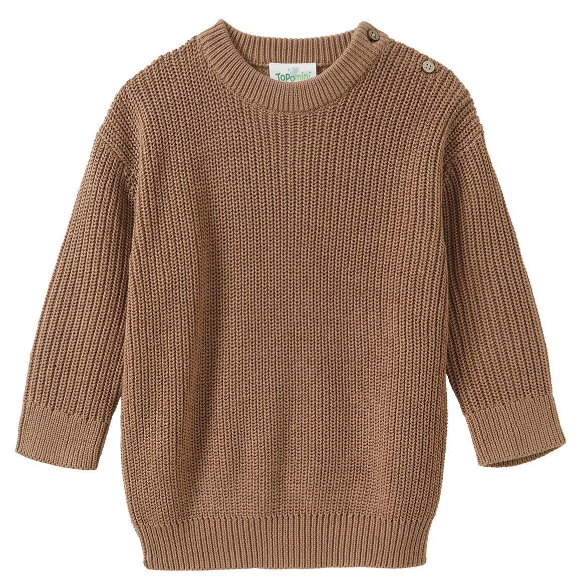 Baby Strickpullover aus Bio-Baumwolle
