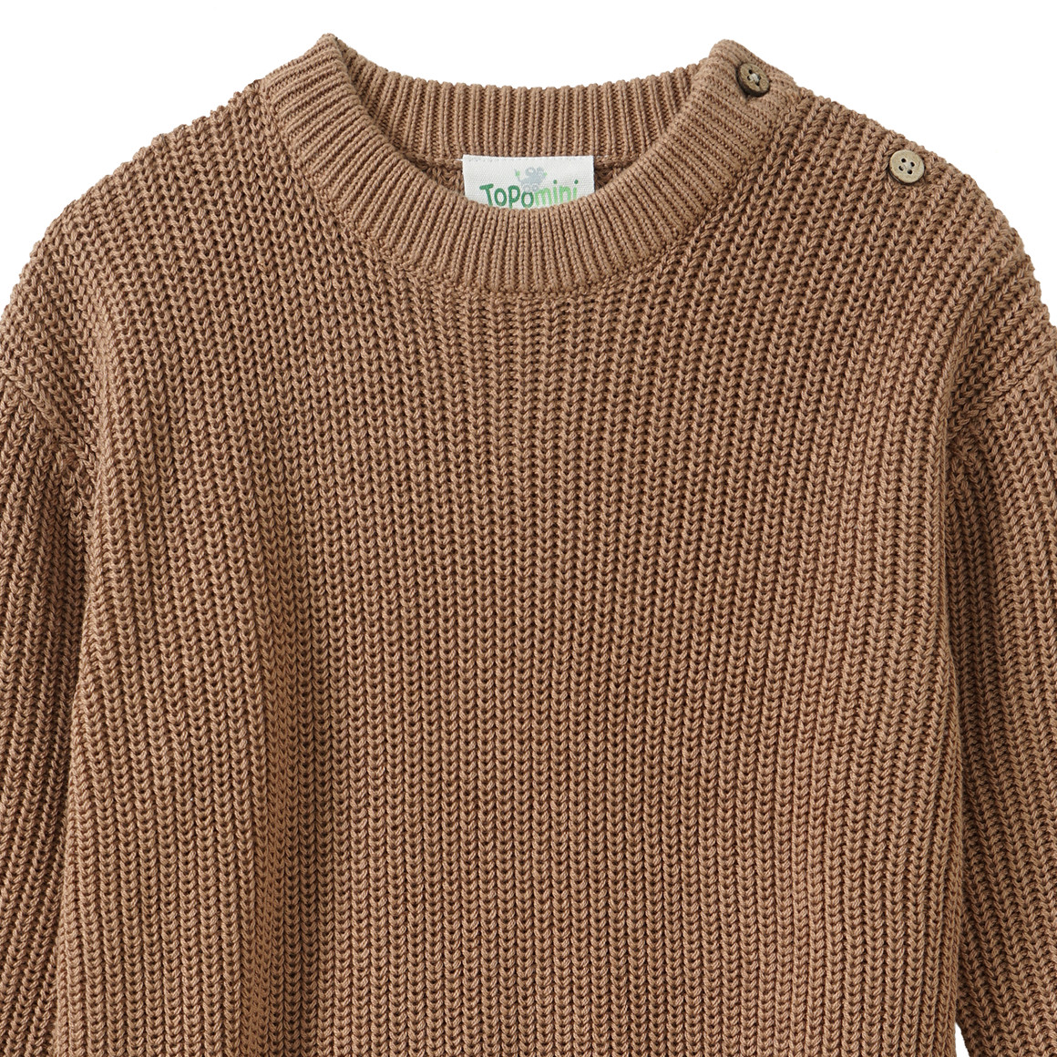 Baby Strickpullover aus Bio-Baumwolle