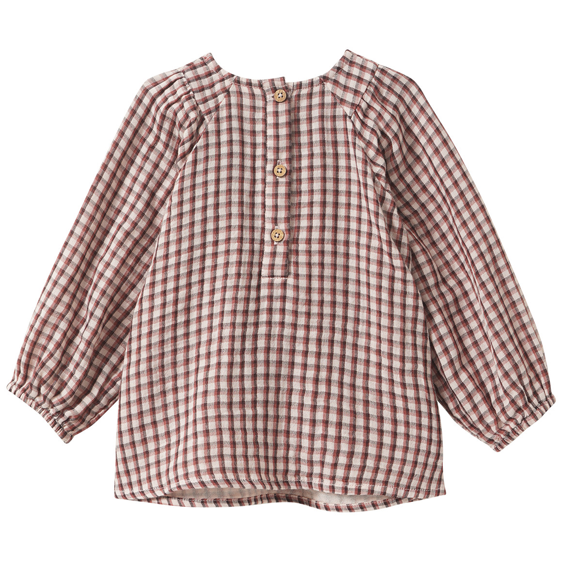 Baby mousseline blouse met biologisch katoen