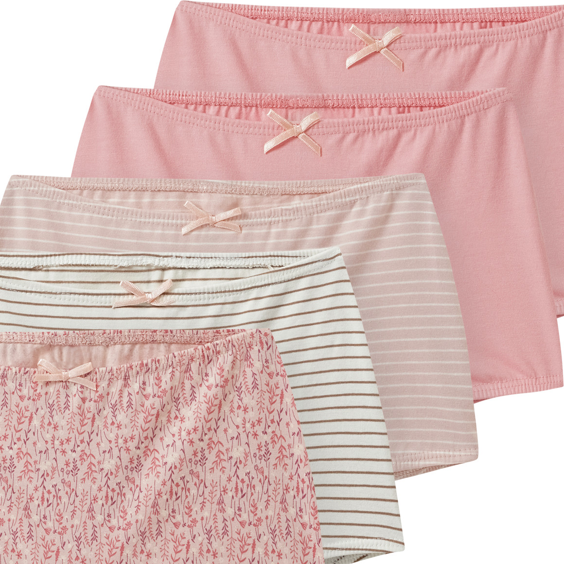 5 Mädchen Pantys mit Bio-Baumwolle