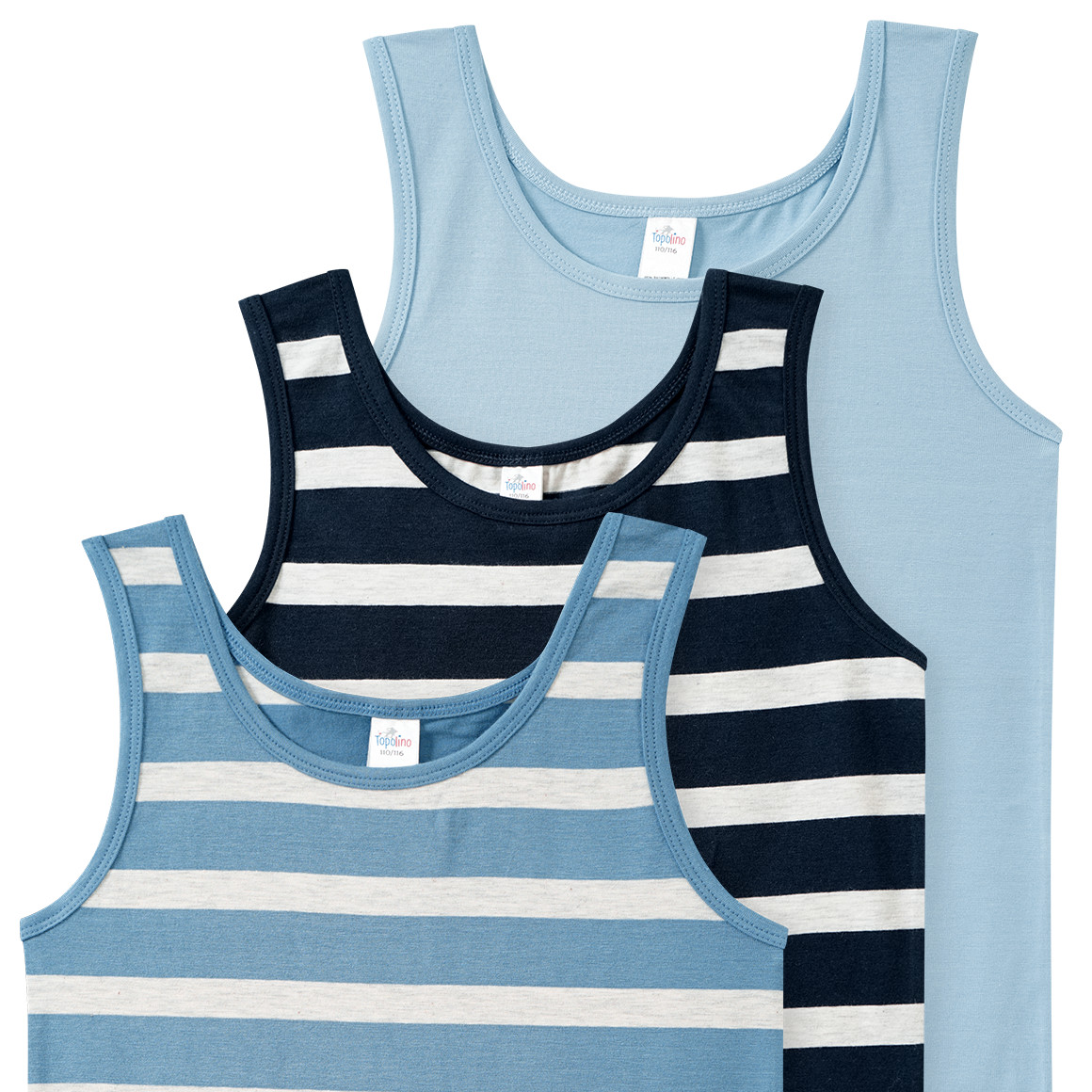 3 jongensvesten met biologisch katoen