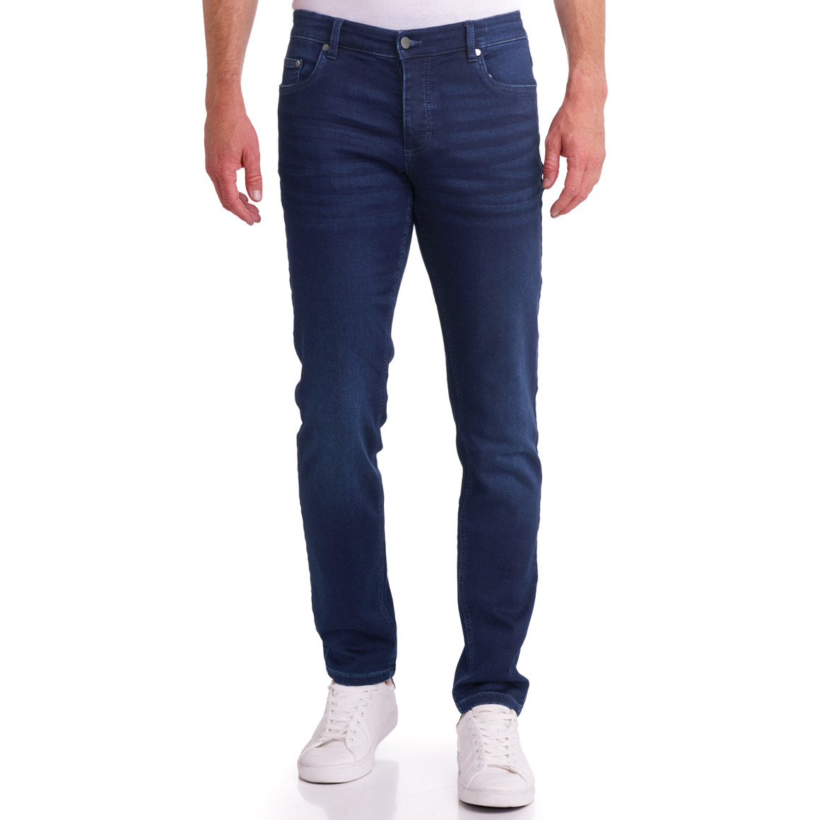 Herren Slim-Jeans in Denim-Optik