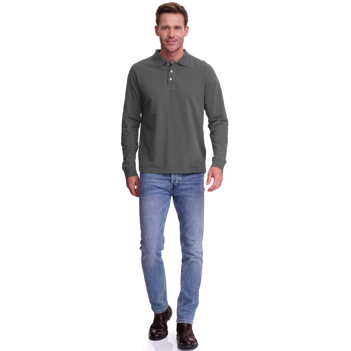 Herenpolo met biologisch katoen