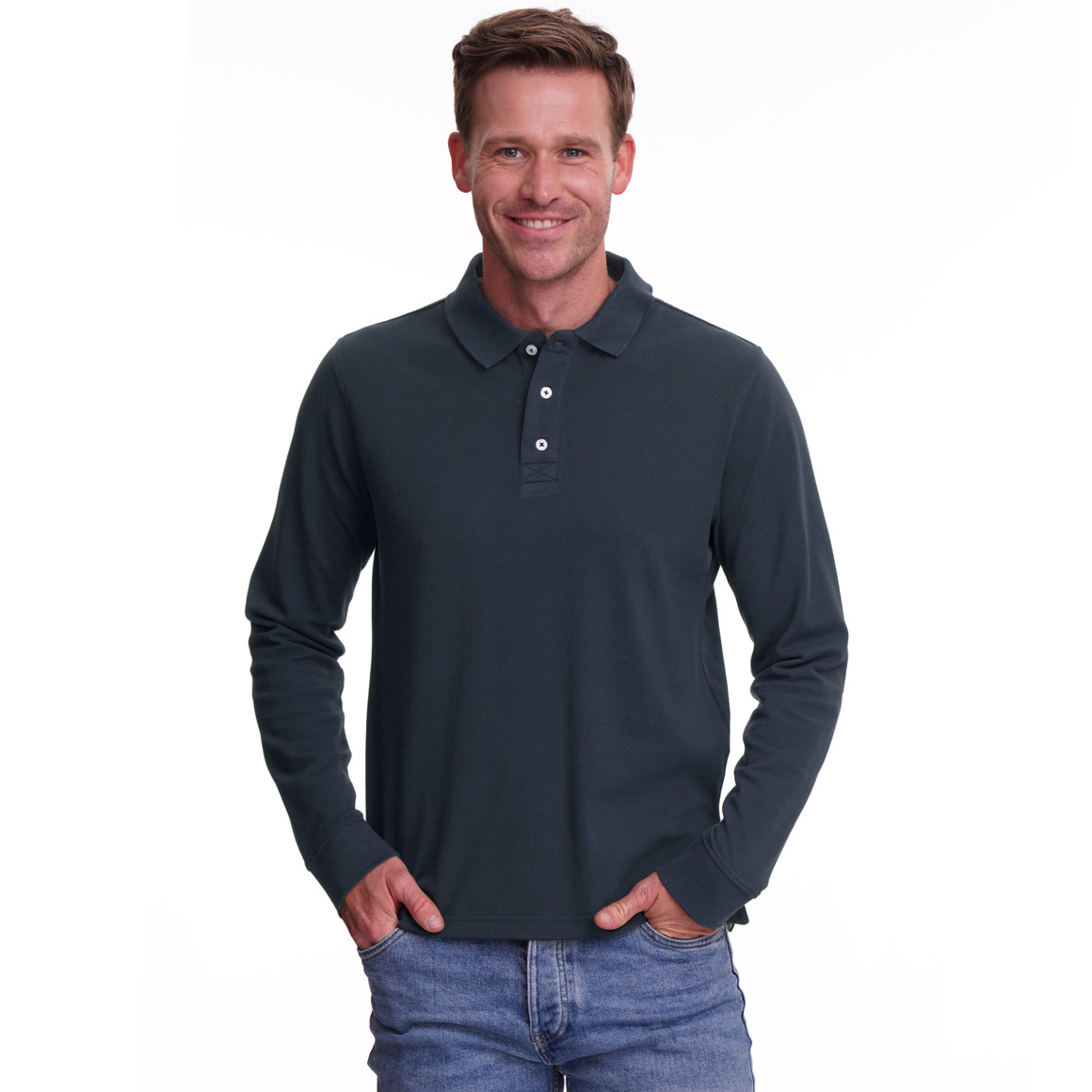 Herenpolo met biologisch katoen