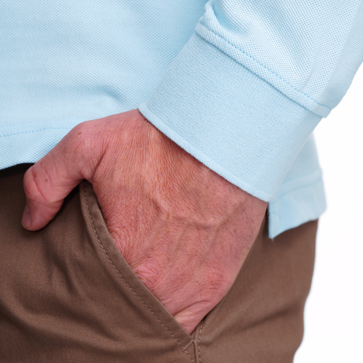 Herenpolo met biologisch katoen