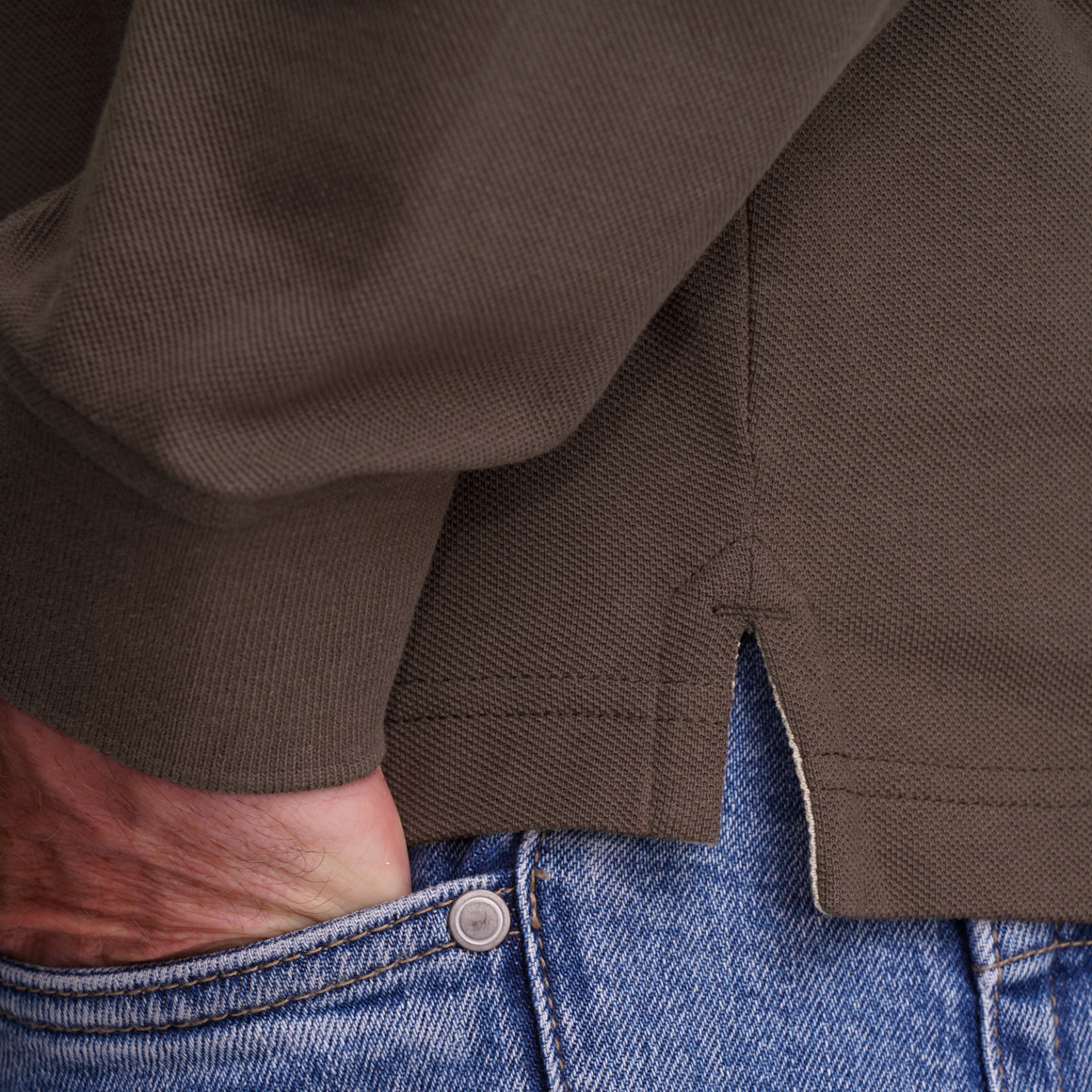 Herenpolo met biologisch katoen