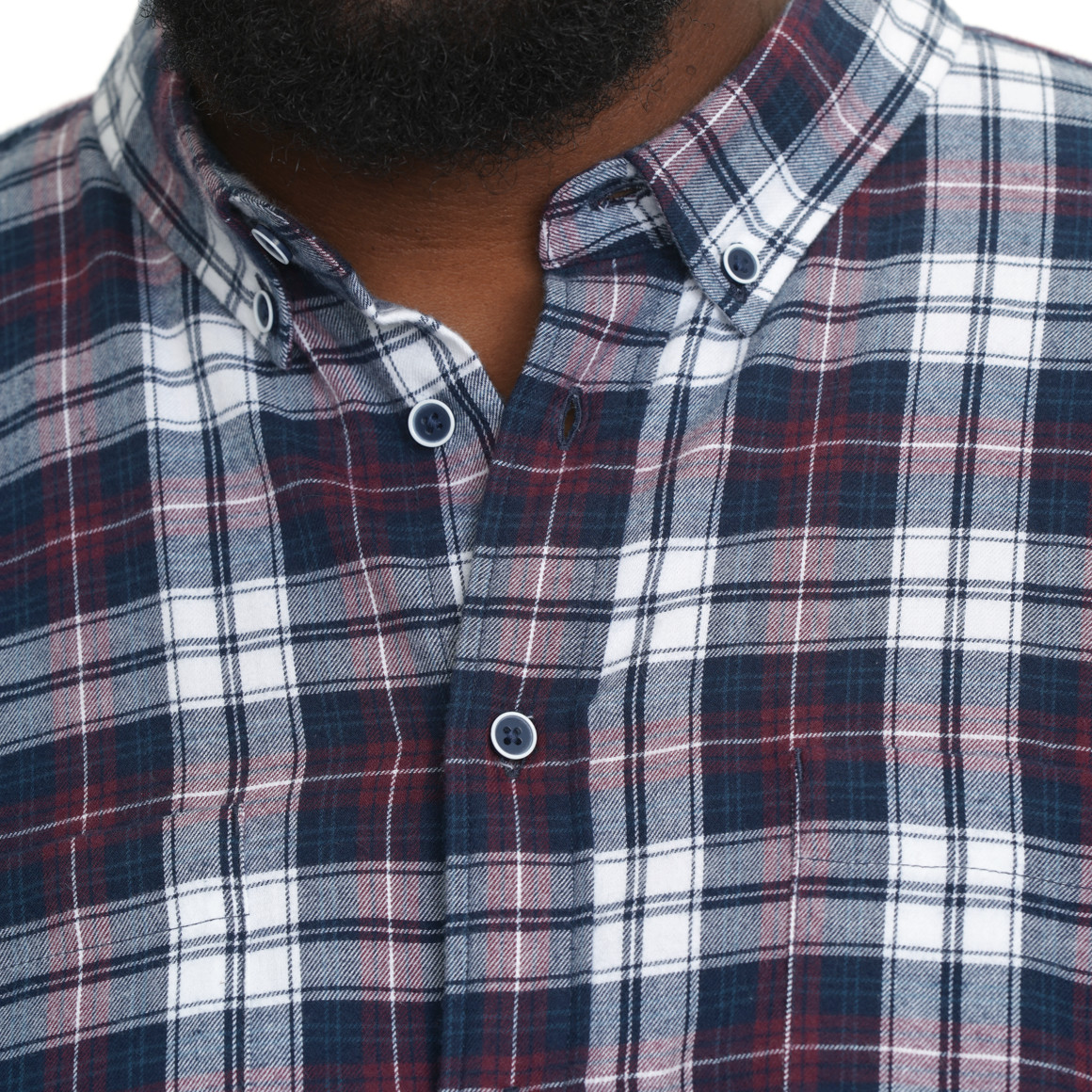 Herren Flanellhemd in Regular Fit