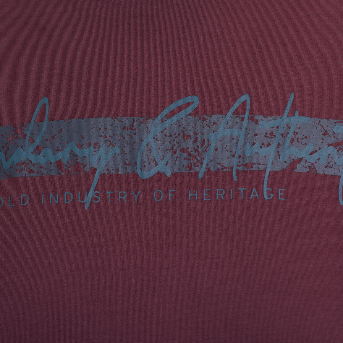 Herren-T-Shirt mit großem Print