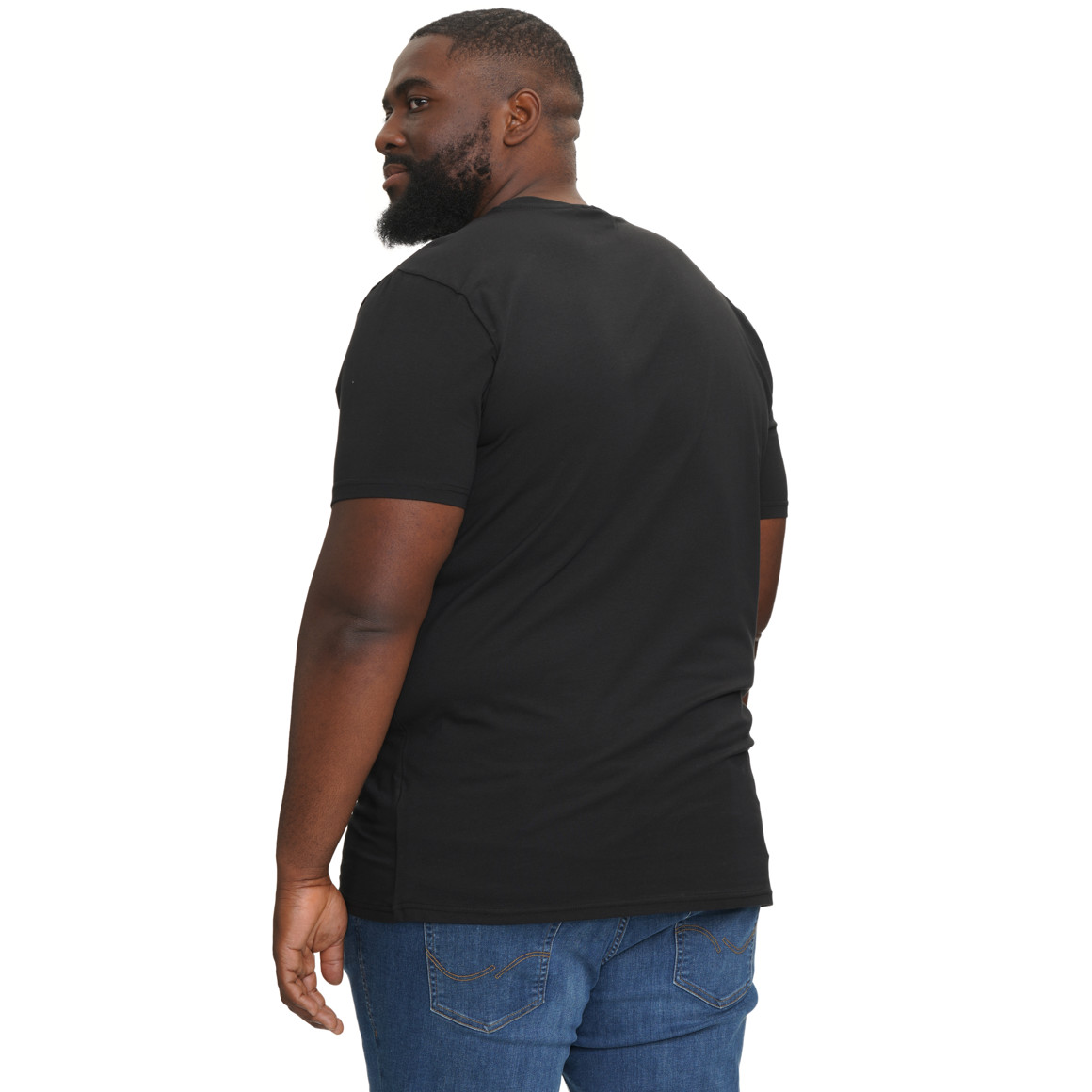 2 Heren T-Shirts met ronde halslijn